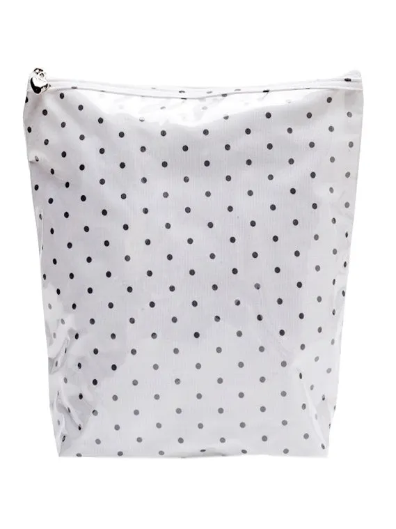Cosmetic Bag (Large), Polka Dot