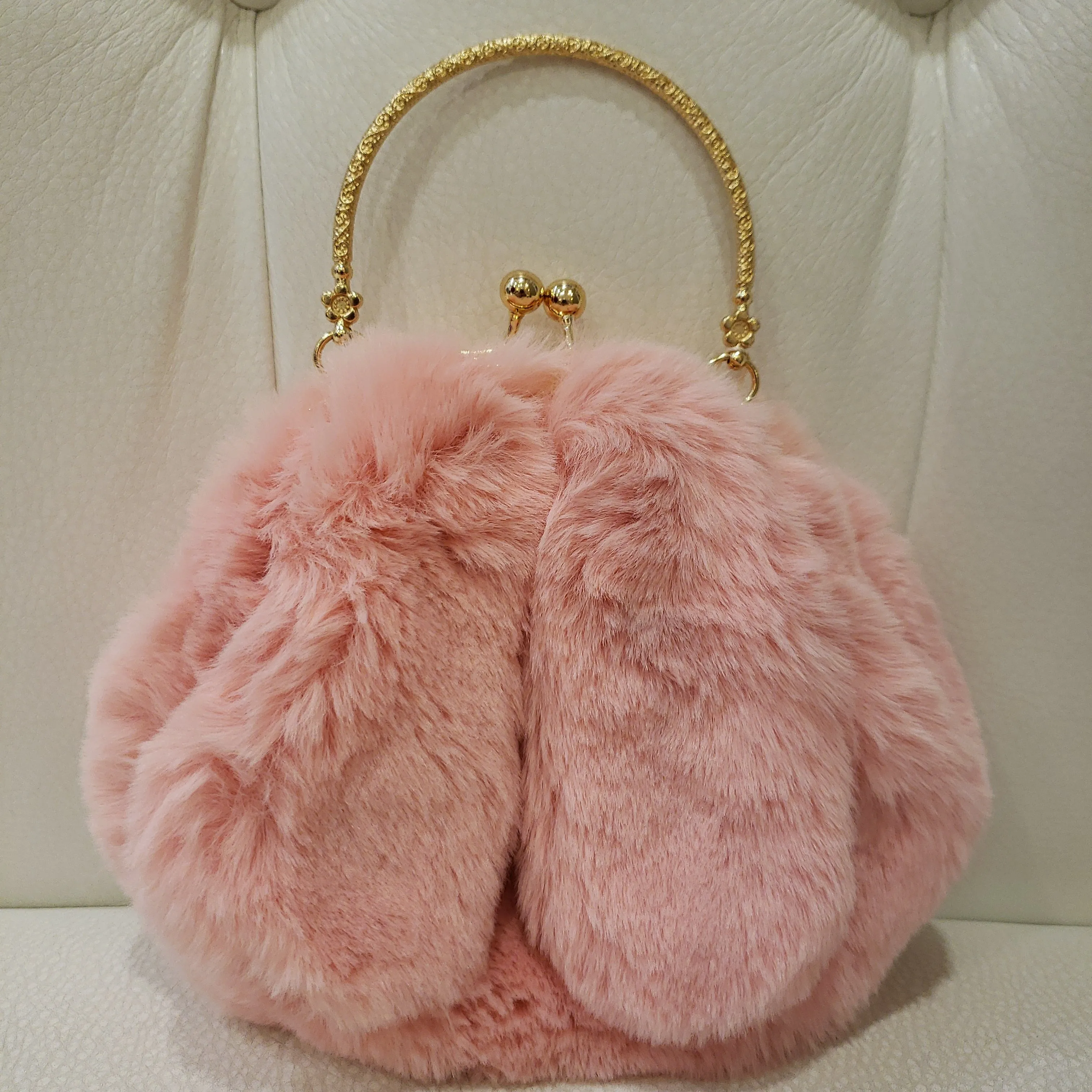 Plush Bunny Ear Purse