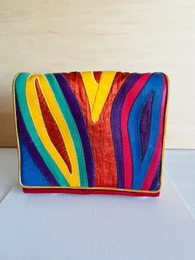 Wavy Colorful Vintage Sharif Handbag
